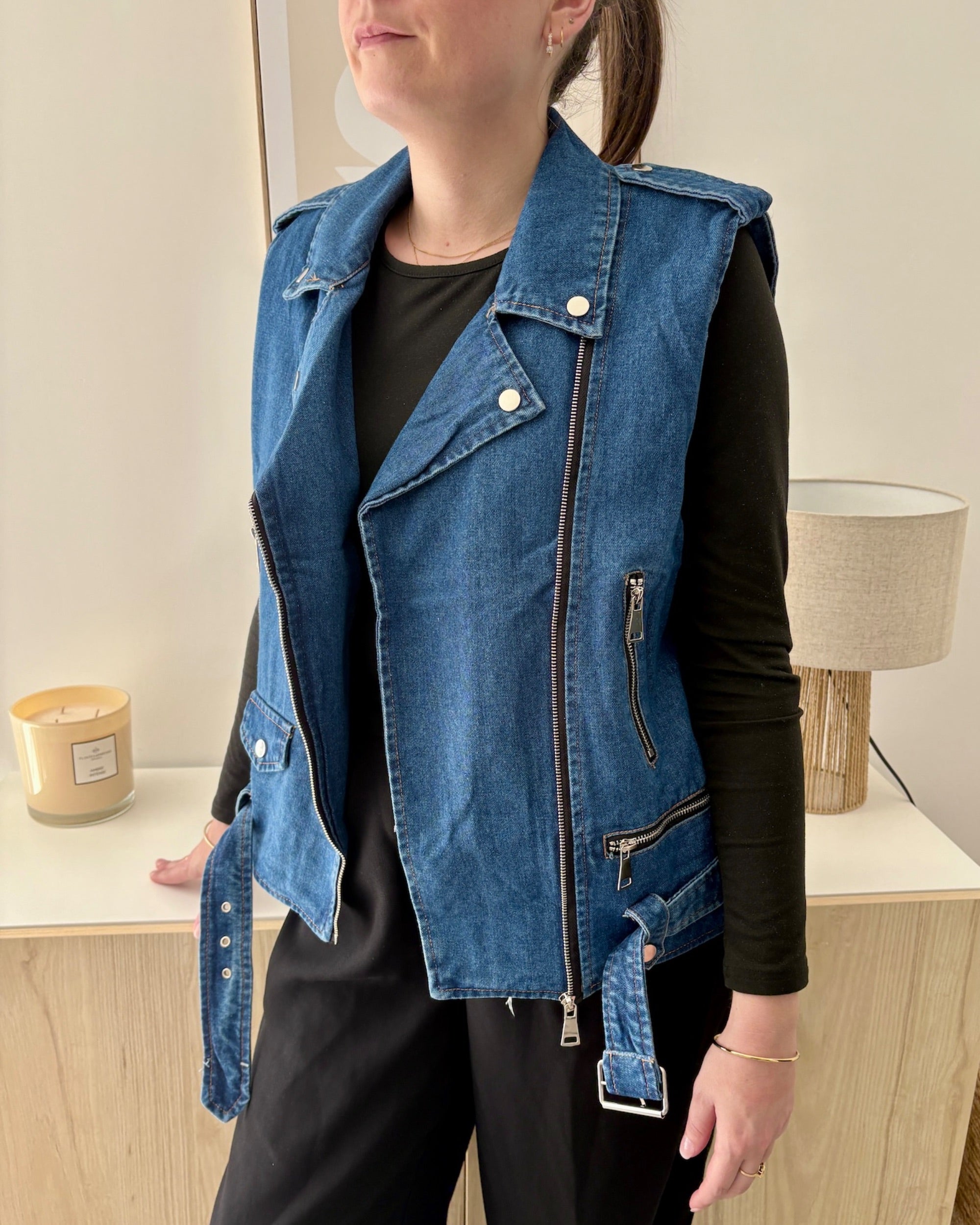 Veste en jean Cassandre