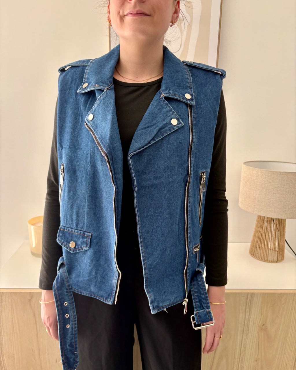 Veste en jean Cassandre